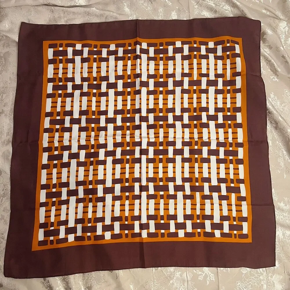 Vintage Bolduc au Carre Style Square Scarf 27